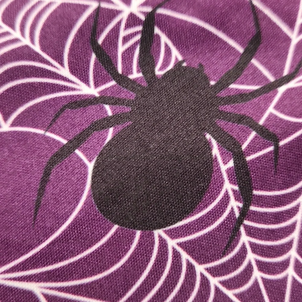 Purple Spider Web Pet Bandana
